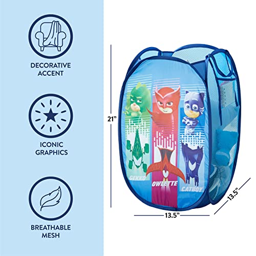 Image of PJ Mask Pop Up Storage and Laundry Hamper, 21 inch H x 13.5 inch W X 13.5 inch L
