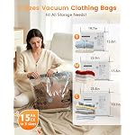 Cruise Essentials 2026, 15 Pack Vacuum Seal Bags for Clothing Travel - Image 6
