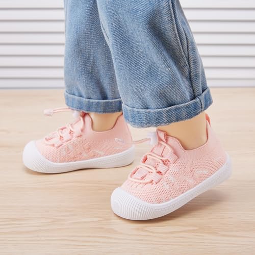Image of BMCiTYBM Baby Shoes Infant Boy Girl First Walker Shoes Toddler Walking Shoes Lightweight Non-Slip Sneakers for 6 9 12 18 24 Months