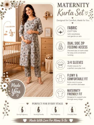 Image of RITIJYA Cotton Cord Set for Women