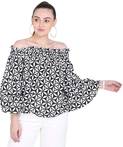Image of OOMPH! Women's Crepe Off Shoulder Top