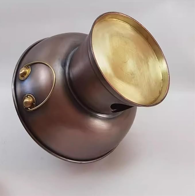 Olla Hot Pot Tradicional China de Cobre para Carbón, 30 cm miniatura 6