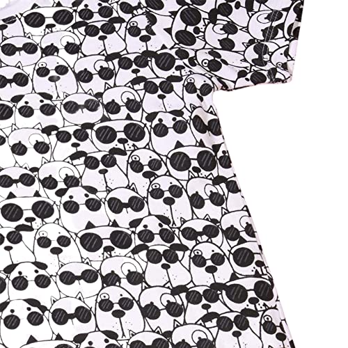 Image of Be Awara Kids Printed Half Sleeves T-shirt & Shorts Clothing Sets, 100% Cotton Soft Unisex Cord Set, Comfortable Wear for Kids With Cool Prints, Everyday Casual Wear for Boys & Girls