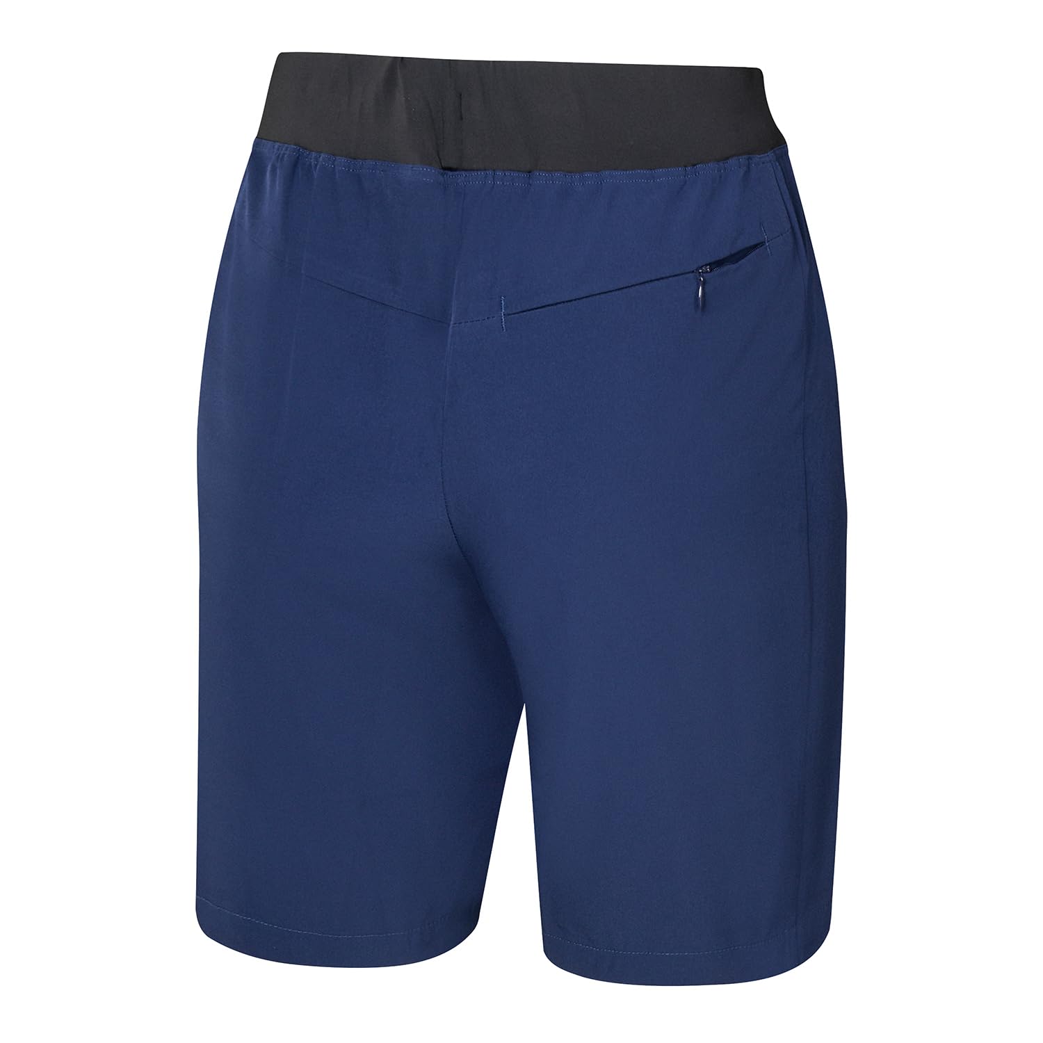 Black Crevice Short de sport court pour femme | Short de sport | Léger | Séchage rapide | Poches zippées
