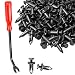 moveland 120 PCS 8mm ATV Fender Clips Push Body Rivets Fasteners Clamps for RZR Kawasaki Trx Honda Suzuki and More - Include Plastic Fastener Removal Tool