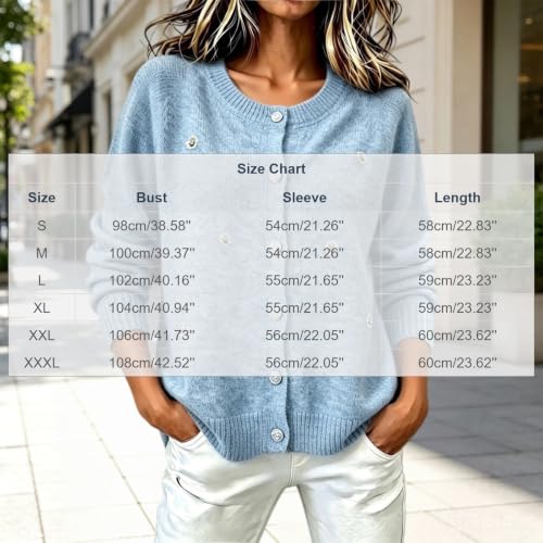 Cardigan Sweaters for Women Button Up Long Sleeve Lightweight Knit Jackets - image 4