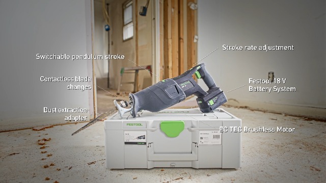 Festool 576950 Cordless Reciprocating Saw RSC 18 EB-Basic - Amazon.com