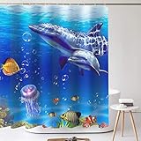 Tititex Duschvorhang, Polyester, schimmelresistent, modernes Design 69