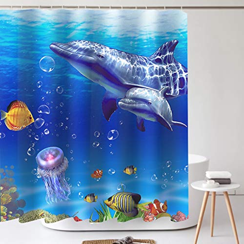 Tititex Duschvorhang, Polyester, schimmelresistent, modernes Design 69