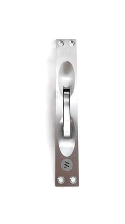 Rockwood 556WS Windstorm Manual Flush Bolt with solid Stainless Steel Extension Rod, Windstorm Certified, also used in a corrosive enviroment