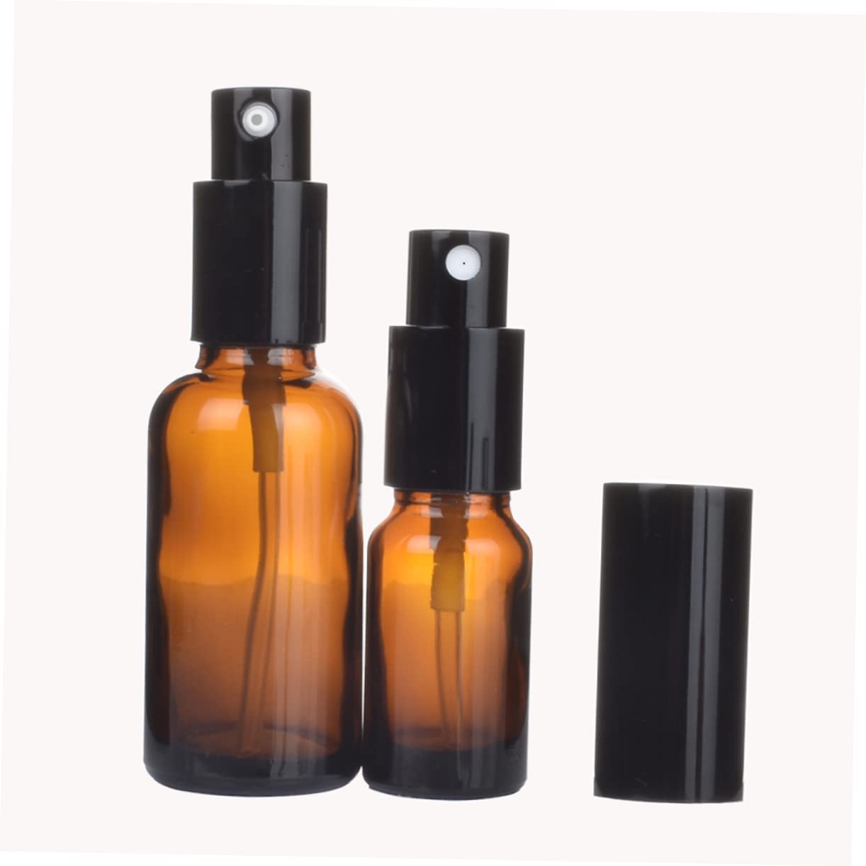 Emulsión de Vidrio Botella 10 Piezas Marrón, 50ml
