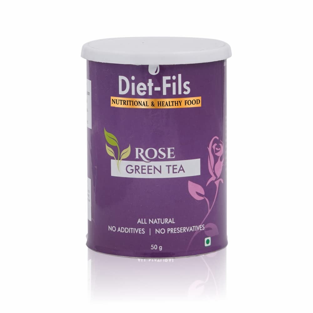 Rose Green Tea 50 gm | Detoxification, Skin Glow & Stress Buster | Promotes Weight Loss |