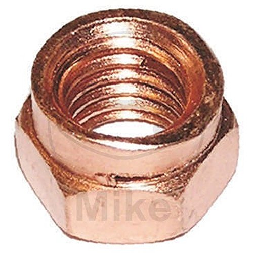 Dresselhaus thermag fente Écrous, hexagonal verringerte Largeur Clé DIN 14441, M 8 x 12 mm, 100 pièces, cuivré
