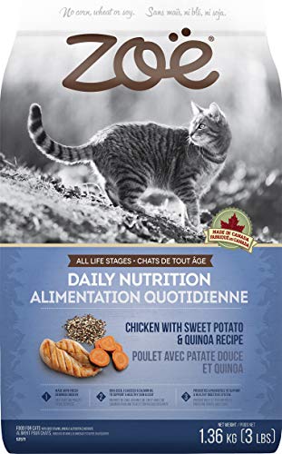 Zoë Cat Food Daily Nutrition, Chicken with Sweet Potato & Quinoa Recipe, 1.36 kg