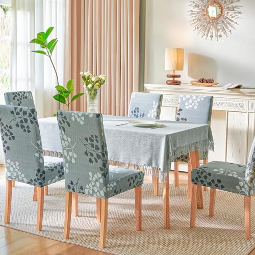 Secgo-Chair-Covers-for-Dining-Room-4-Pack-Stretch-Dining-Chair-Cover-Washable-Spandex-Kitchen-Parsons-Chair-Slipcovers-Blue-Chair-Covers-for-Home-or-Party Secgo Chair Covers for Dining Room 4 Pack Stretch Dining Chair Cover Washable Spandex Kitchen Parsons Chair Slipcovers Blue Chair Covers for Home or Party