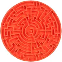 Pet Games Labirinto Laranja M -Tapete Para Lamber E Comedouro Para Cães