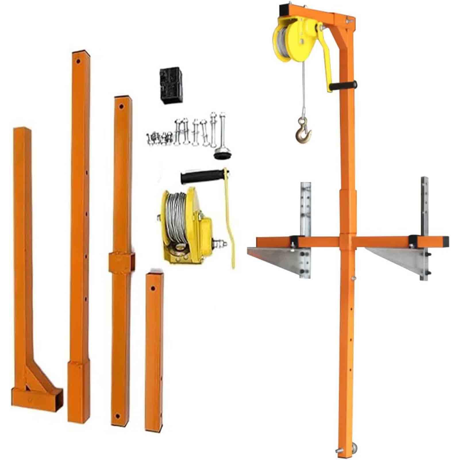 LMMIAOZ Air Conditioner Outdoor Unit Installation Tool 300kg Load Capacity 25m Manual Winch Hoist Perfect for Lifting Outdoor Units as Installation Crane 001 3ph 330LB 25m