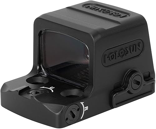 Vista 5 de HOLOSUN EPS Carry 2 MOA Dot Reflex - Vista de pistola impermeable sin paralaje de aluminio para pistolas subcompactas, placa adaptadora de huella
