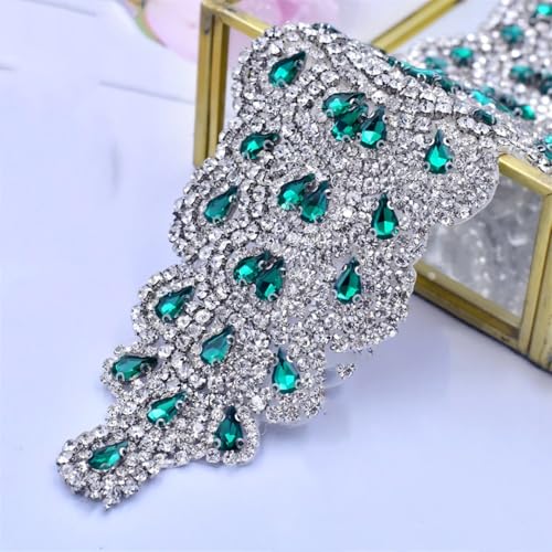 Women's Sequined Bridal Belt, 8-Rhinestone Party Dress Belt, Hand-Beaded Evening Accessory4