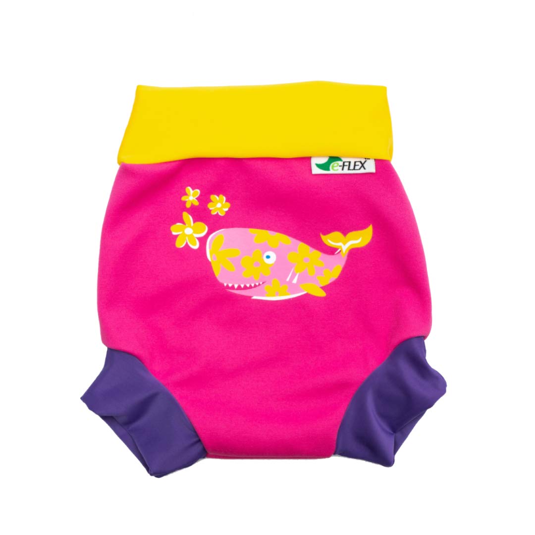 Konfidence Splashy Nappy – Reusable Eco-Friendly Swim Nappy Cover Made Using Recycled Plastics (3–36mths) Leak Proof Design - Machine Washable (Splashy Polka Dot, 6-9 Months) — view 11