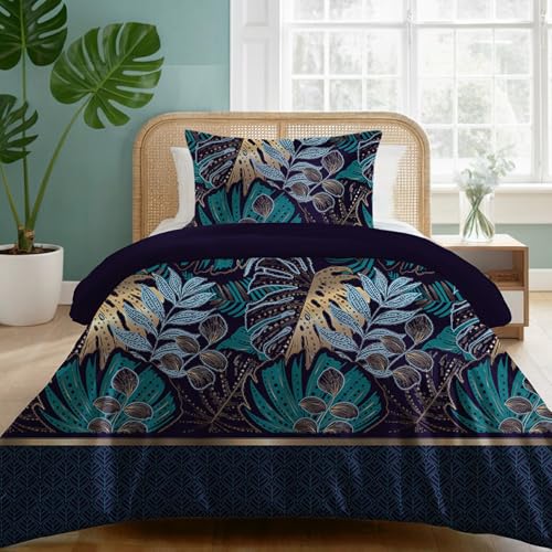 Dreamzie Bettwäsche Set 135x200 cm mit 1 Kissenbezug 80x80 cm –...