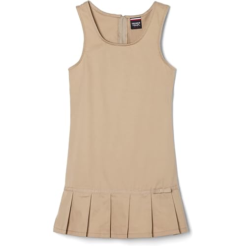 French Toast Girls' Pleated Hem Jumper with Ribbon