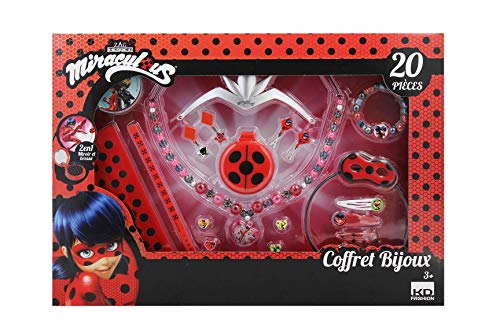 KD Fashion - Gran estuche de joyas y accesorios para el cabello, 20 piezas Cover