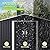 JAXPETY Large Storage Shed, Metal Sheds & Outdoor Storage, Outdoor Shed with Air Vent Lockable Door, Sheds & Outdoor Storage Tool Shed for Backyard Garden Patio Lawn (8X8 FT)