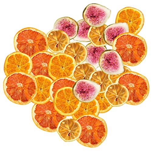 PRETYZOOM Rodajas De Naranja Confitada y Seca Decoración Festiva para DIY y Fotografía