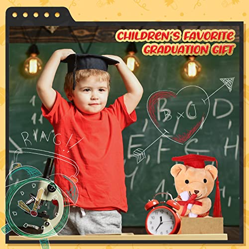 Hungdao 4 Pieces Graduation Bear Class Of 2023 Graduation Bear Graduation Plush Bear Graduation Gift Stuffed Graduation Animal For Kindergarten Elementary High School College Grad(Red) #TOP4