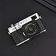Haoge LH-X200B Gegenlichtblende aus Metall mit 49 mm Adapterring und Metallkappe für Fujifilm X100VI Fuji X100V X100F X100T X100S X70 Kamerazubehör schwarz