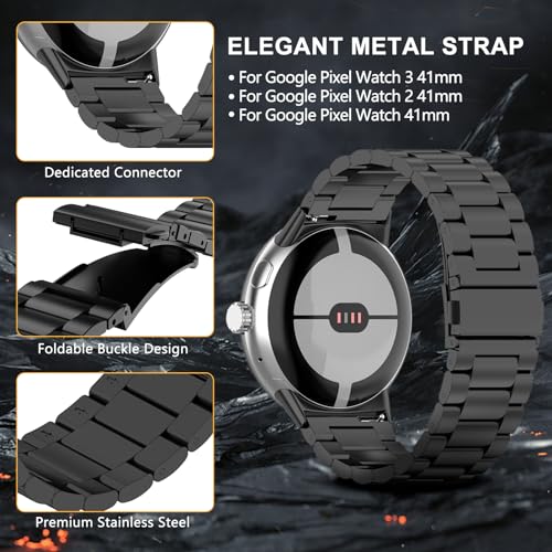 ToVioc Bracelet Compatible with Google Pixel Watch 3 41 mm/2/1 - Image 2