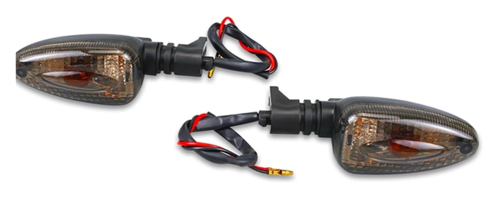 Indicatore Direzione Anteriore per K 1300R 2009-2014 per 1200S 2005-2008 Indicatore di Direzione per Motocicletta Luci Lampeggianti(Smoke)
