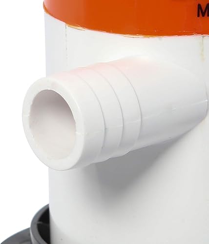 Miniatura 8 de Amarine Made Sistema de bomba de aireación Livewell portátil marino 350 GPH para barcos, enfriadores, cubetas de hielo con tubo aireador, tubo,