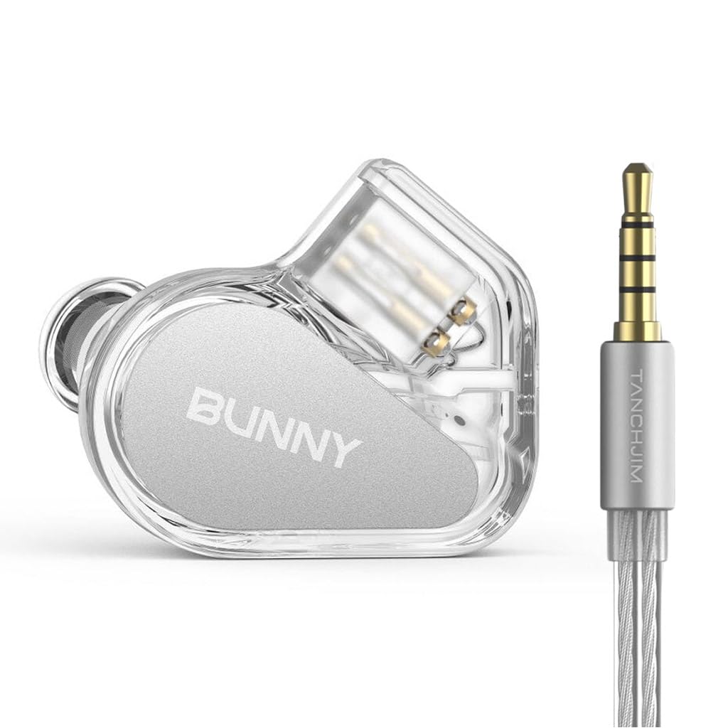 TANCHJIM Bunny in-Ear Monitor with mic Earphone, Dual-Chamber Dynamic Driver HiFi Earphone Clear Sound & Deep Bass, Oxygen-Free Copper Cable with HD Microphone for Gamers and Audio Enthusiast-image-44
