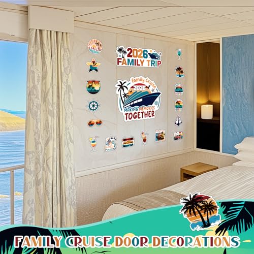 Imanes decorativos para puerta crucero familiar 18 piezas miniatura 5