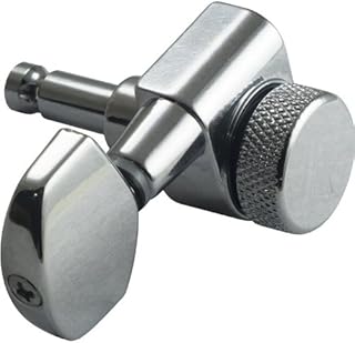 Machine Head - Kluson, 3+3, Locking, Chrome, Large Metal Button