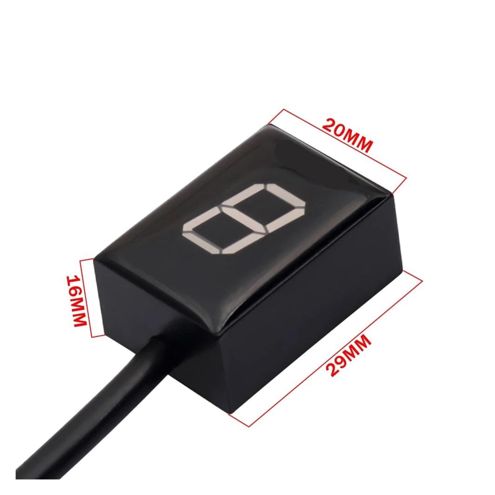 Indicador De Marcha Plug and Play | Pantalla digital nítida, montaje por enchufe, Para XJ6 XJ 6 XV1600A Wild Star XV1600 XV1900A Midnight Star(Green)