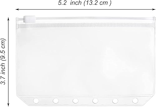 Miniatura 5 de Juego de carpetas de presupuesto A7 mini organizador de dinero para ahorrar efectivo sistema de sobres de relleno de efectivo carpetas de