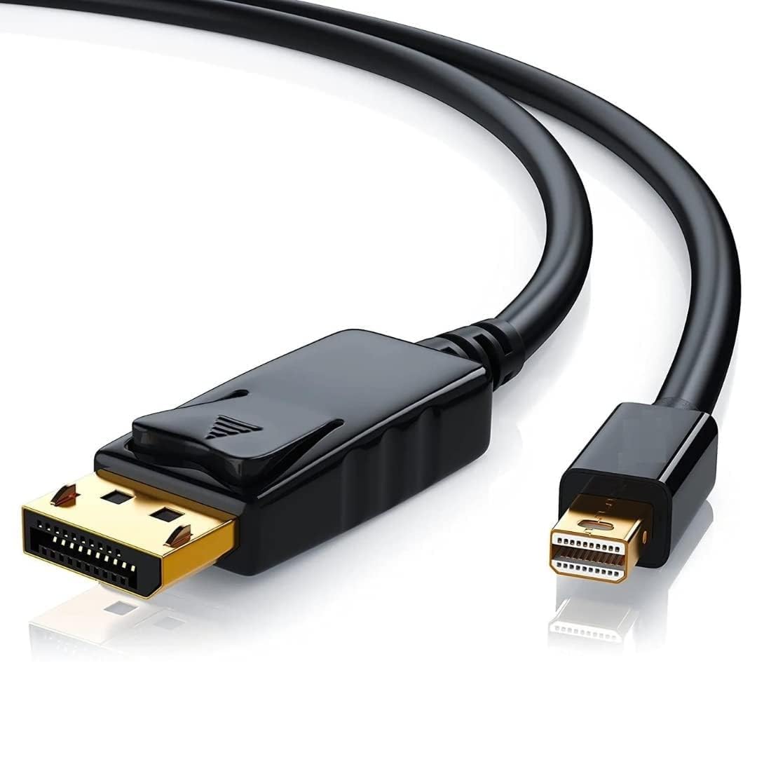RuhZa Mini Display Port to Display Port Cable, Bi-Directional Transmission Mini DP (Thunderbolt) to DP Cable, 4K@60Hz, 2K@144Hz, Gold-Plated, Compatible for MakBook Air/Pro, Surface Pro - black (B0D35RJB84) Amazon Price History, Amazon Price Tracker
