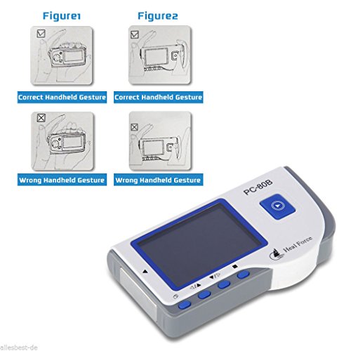 MascarelloHEAL FORCE PC80B Handheld Color ECG EKG Portable Heart