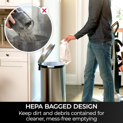 Kenmore Elite 31150 Pet Friendly Bagged Upright Beltless Vacuum w/Pet Handi-Mate, Triple HEPA, 3D Inducer Motor, Telescoping Wand, 5-Position Height Adjustment, 3 Cleaning Tools-Silver - image 8
