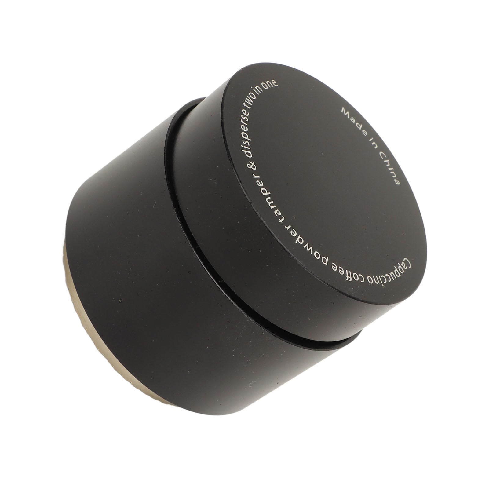 Dispenser per Manomissione caffè, Design Standard a Pressione Costante Tamper per Polvere di caffè Impugnatura Ergonomica Fondo Largo per Uso Domestico (Base waffle 58 mm / 2,28