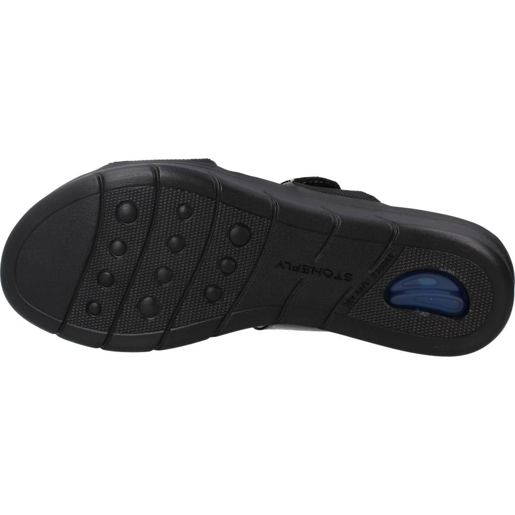 Stonefly Aqua III 12 Nappa Lth/Textil Nero 36
