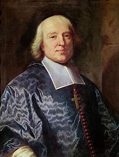Portrait de Jacques Bossuet par Rigaud toile pour grand mur vide