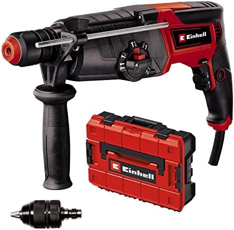 Einhell Marteau Perforateur TC-RH 620 4F Kit (620 W, Mécanisme De Frappe Pneumatique, Force De
