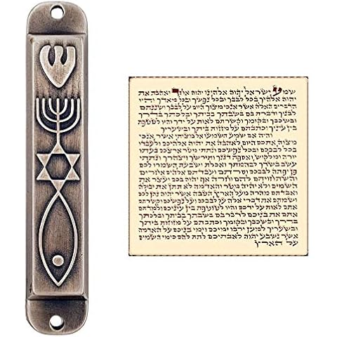 TALISMAN4U Pewter Mezuzah Case Cover
