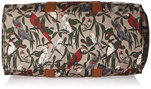 Image of Herschel Supply Co. Novel Duffle Bag, Brindle Parlour /Tan Synthetic Leather