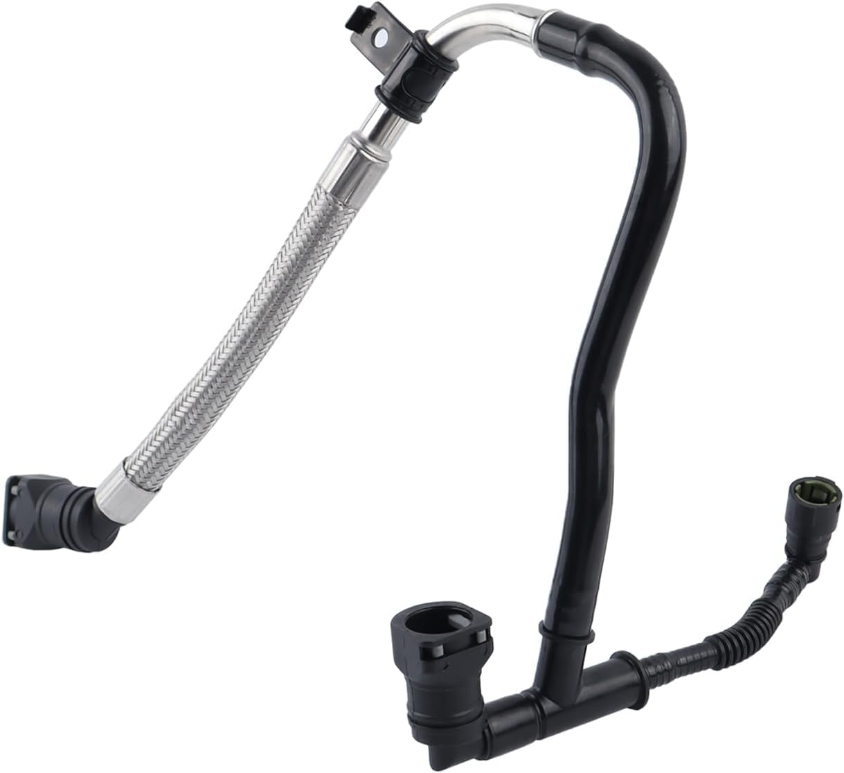 PCV Positive Crankcase Ventilation Tube Compatible with 2013-2018 Buick Cadillac Chevy Malibu 12673868 12654851 12662657 12633740