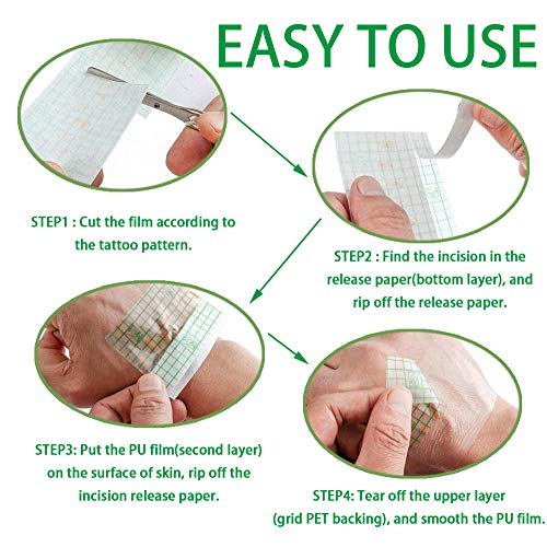 Flatoedu Tattoo Aftercare Bandage Roll 6"X 2 Yard thumb #1